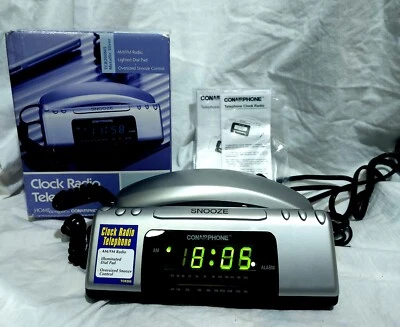 Будильник CONAIR телефон стационарный AM/FM радио TCR200MS - радио не работает - Изображение 1 из 4