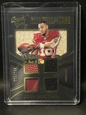 2016 Black Gold /249 Gold Prospecting Quad Materials #25 Josh Doctson Redskins