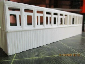 7mm Narrow Gauge 0-16.5 Open Balcony Coach Narrow Window With Matchboard Sides. - Picture 1 of 2