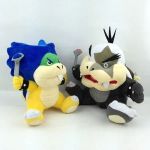 2X Super Mario Bros Koopalings Ludwig von & Morton Koopa Jr. Plush Soft Toy 7" - Picture 1 of 4