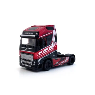 Camión Burago 1/43 Volvo FH16 cabina rojo Foto 1 de 4
