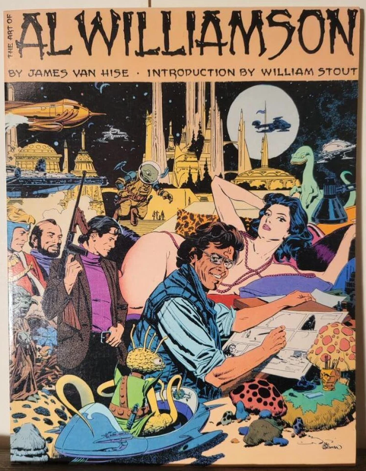 ARTE de AL WILLIAMSON sc/gn, casi nuevo, 1983, 1er, Blue Dolphin, Stout Frazetta Foto 1 de 1