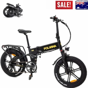 20” FatTire Folding Electric E-Bike 1000W Power 48V 18Ah 50km/h Hydraulic Brake - Picture 1 of 20