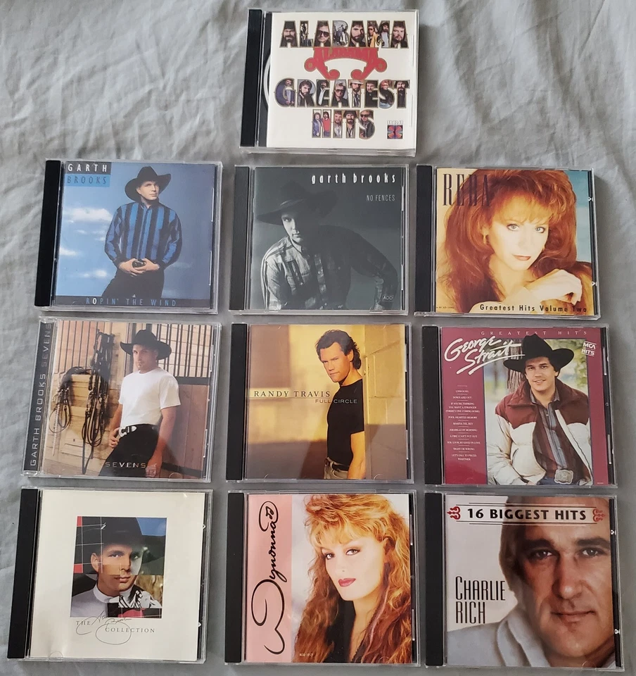 CD COUNTRY ~ GARTH BROOKS (4) / REBA / RANDY TRAVIS / WYNONNA JUDD / GEORGE S ++ - Imagem 1 de 1