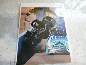 JOHN FORCE SIGNIERTES FOTO DRAG RACING 10 X 8 ZOLL SEHR GUTER ZUSTAND - Bild 1 von 3