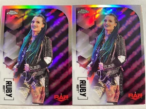 (2) Ruby Riott WWE 2020 Topps Chrome Refractor Card # 53 - Picture 1 of 1