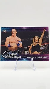 2021 Topps WWE Coolest Mixed Tag Teams John Cena and Trish Stratus MT-3 - Bild 1 von 2
