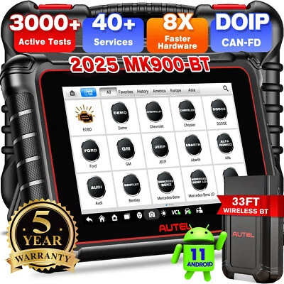 Autel MaxiCOM MK900BT Diagnostic Full Systems Bi-directional Scanner Up of MK900 Foto 1 de 4