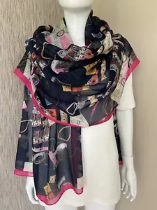 PAUL SMITH LARGE ARCHIVE EXPLORER SCARF MADE IN ITALY - Picture 1 of 19
