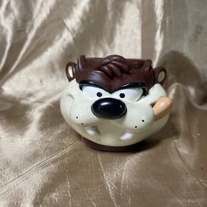 Tazza Taz Diavolo della Tasmania Vintage 1995 Warner Bros Applausi 3D Tazza di Plastica - Foto 1 di 6