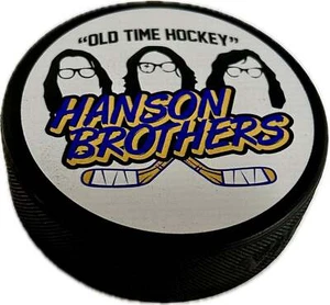 Slap Shot Chiefs Hanson Brothers Hockey Puck - Picture 1 of 2