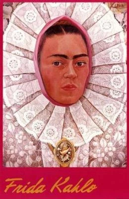 Autorretrato con medallón Frida Kahlo impresión artística autorretrato 1984 póster 27x18 Foto 1 de 2