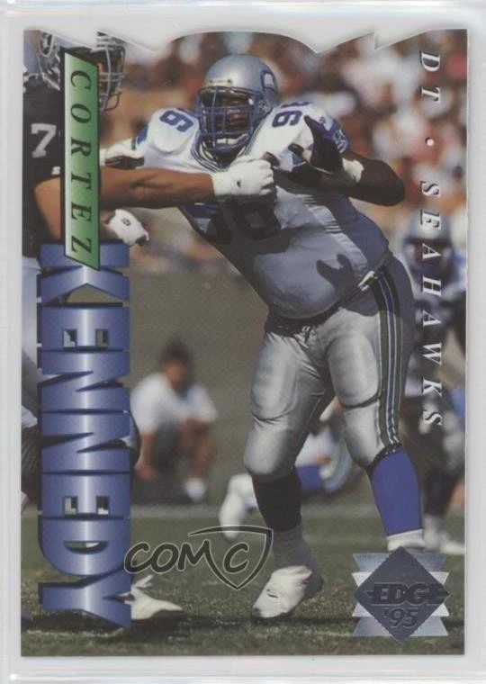 1995 Collector's Edge Silver Die-Cut Cortez Kennedy #184 HOF - Image 1 of 2