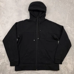 Chaqueta con Capucha Lululemon Para Hombre Grande Negra Cremallera Completa Buceo Pecho Bolsillo Cordón - Imagen 1 de 18