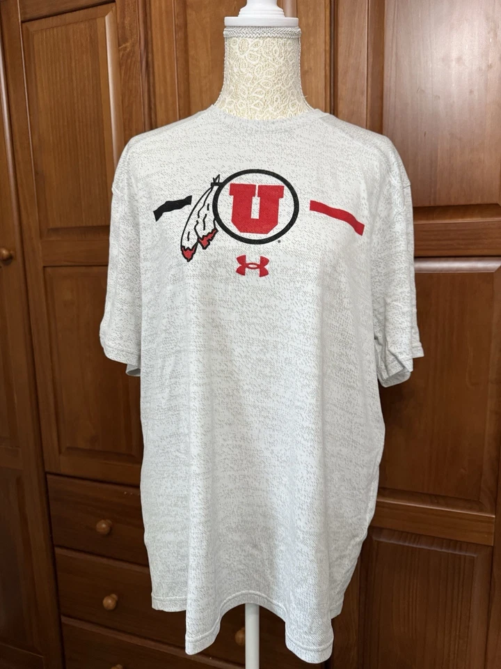Under Armor Utah Utes Football T Shirt Women’s Size XL NWT - Image 1 of 4