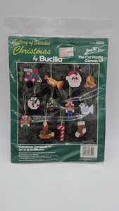 NEU Bucilla Leinwand Set 6502 Galerie der Stiche Weihnachten Karneval Ornamente  - Bild 1 von 7