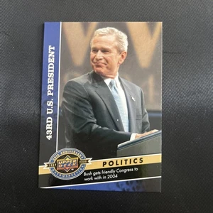 2009 Upper Deck 20th Anniversary 43rd U.S. President George W. Bush #1904 - Picture 1 of 2