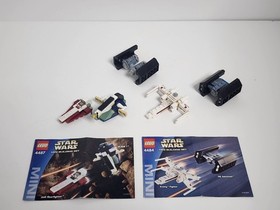 LEGO Star Wars Mini Sets 4484 & 4487, 100% Complete W/ Bonus Tie Bomber