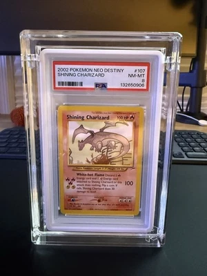 Pokémon TCG Shining Charizard Neo Destiny Holo PSA 8 NM-MT (NEW CERT) - Image 1 of 3