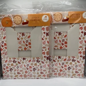 Holiday Pie Box Set Taker Carrier Boxen - 10”x 10”x3.6” Set 2 -8 Boxen Neu - Bild 1 von 5