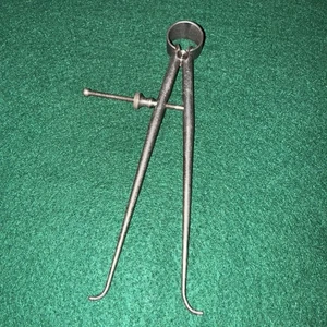 Divisor de pinza de resorte interior Starrett vintage 6" pierna redonda - Imagen 1 de 3