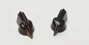 Pair Vintage Gibson Daka Ware Chicken Head Guitar Knob ES-345 L6S - Picture 1 of 2