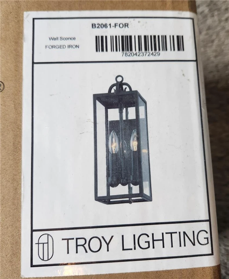 Aplique de pared exterior Troy Lighting B2061-FOR Caiden Foto 1 de 1
