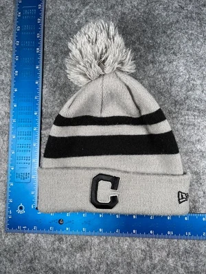 Bolso de Mano New Era Gorro Toque Adulto Talla Única Gris Negro Rayas 100% Acrílico Pom Foto 1 de 4