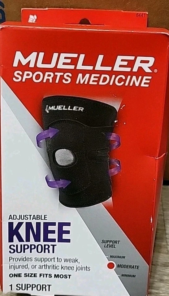 Mueller Adjustable Knee Support One Size - New in Box ~ FAST FREE SHIP *Read Ad* - Image 1 of 1