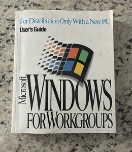 Microsoft Windows for Workgroups 3.11 Users Guide with CD - Picture 1 of 6
