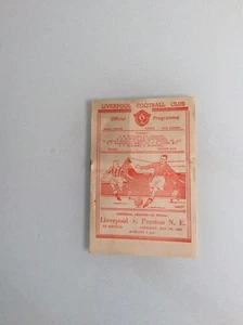 LIVERPOOL V PRESTON NORTH END 07.05.1949 LEAGUE GAME - Picture 1 of 3