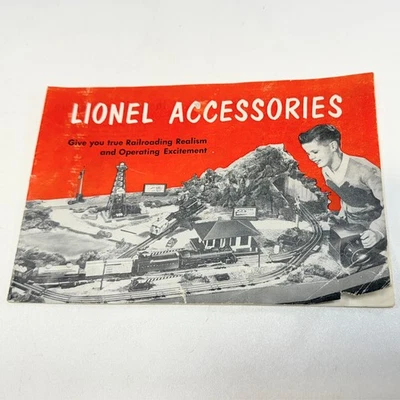 Lionel Trenes Eléctricos Modelo Ferrocarril Juguetes Accesorios 1953 Catálogo Original Foto 1 de 4
