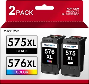 Wkłady atramentowe CATJOY PG-575XL CL-576XL, zamiennik do Canon 575 576 - Zdjęcie 1 z 4