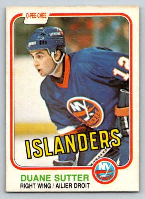 1981-82 O-Pee-Chee #211 Duane Sutter RC (ref 174056) - Image 1 of 2