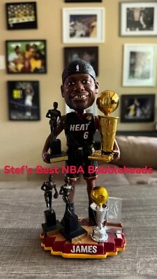 LeBron James Miami Heat 2012 "XVI Mouthpiece" Champion & Finals MVP Bobblehead - Image 1 of 4