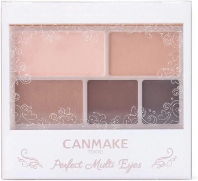 CANMAKE Perfect Multi Eyes Eyeshadow, 01 Rose Brown 3.3g Made In Japan - Image 1 of 3