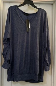 Zanzea Collection Beautiful Blue Long Sleeve Blouse - Picture 1 of 7