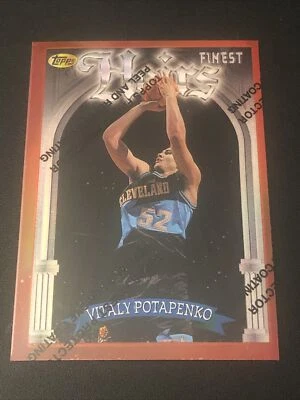 1996-97  Topps Finest Bronze Refractor Vitaly Potapenko #244 Rookie - Image 1 of 3