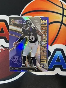 2020 Panini Select Unbreakable Holo Ed Reed Baltimore Ravens #U15 - Picture 1 of 2