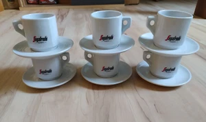 *NEU & OVP* 6 Original SEGAFREDO Espressotassen Espresso Tassen spülma.geeignet - Bild 1 von 9