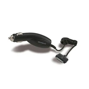 Scosche iPhone 4S 4 3GS iPad 3 2 1 iPod Touch Car Coiled 30-Pin Charger Black - Picture 1 of 1