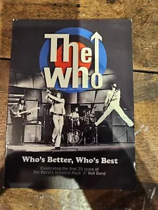 The Who - Whos Better, Whos Best (DVD, 2006) - Picture 1 of 2