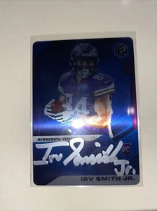 Irv Smith 2019 Panini Elements Auto Rookie RC Auto #181 /10 Blue ON CARD - Picture 1 of 4