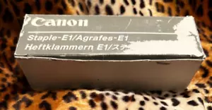 NEW CANON E1 STAPLES CARTRIDGES 2 CARTRIDGES - Picture 1 of 3