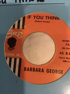 Barbara George - If You Think - Image 1 of 2