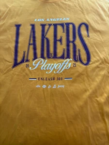 Los Angeles Lakers 2025 playoffs T shirt new no tags MintXL Lebron James SGA - Picture 1 of 2