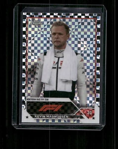 2023 Topps Chrome Formula 1 #50 Kevin Magnussen Checker Flag X-fractor - Picture 1 of 2
