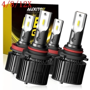 4/8/12X H11 9005 Mini LED Combo Kit Headlights High Low Beam Bulbs 6000K White - Picture 1 of 29