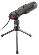Trust GXT 212 Nero Rosso Microfono per PC