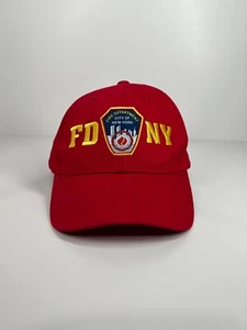New York Fire Department NY FD cap hat red baseball adjustable one size - Picture 1 of 11